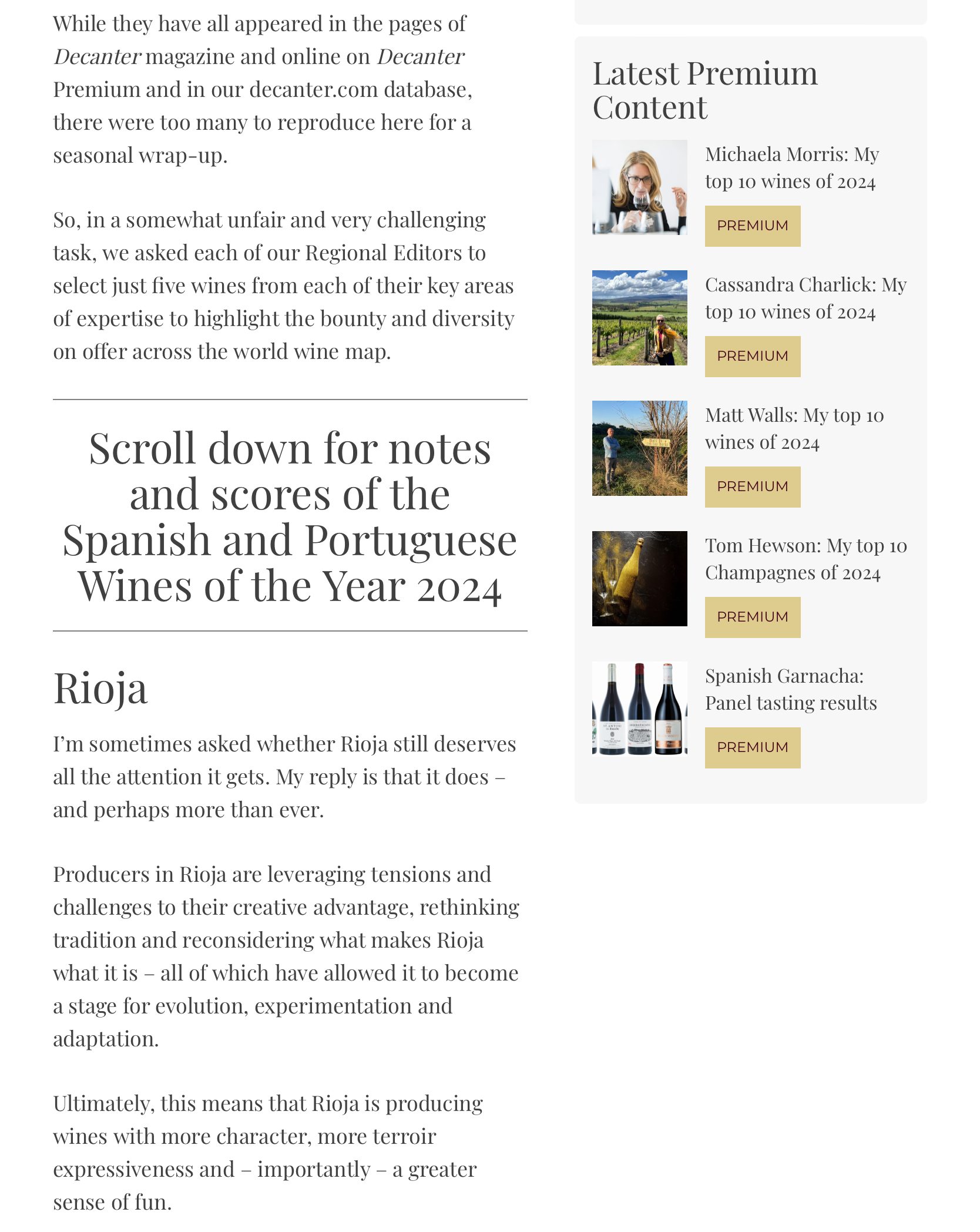 Wines of the year 2024: Spain and Portugal, by Decanter