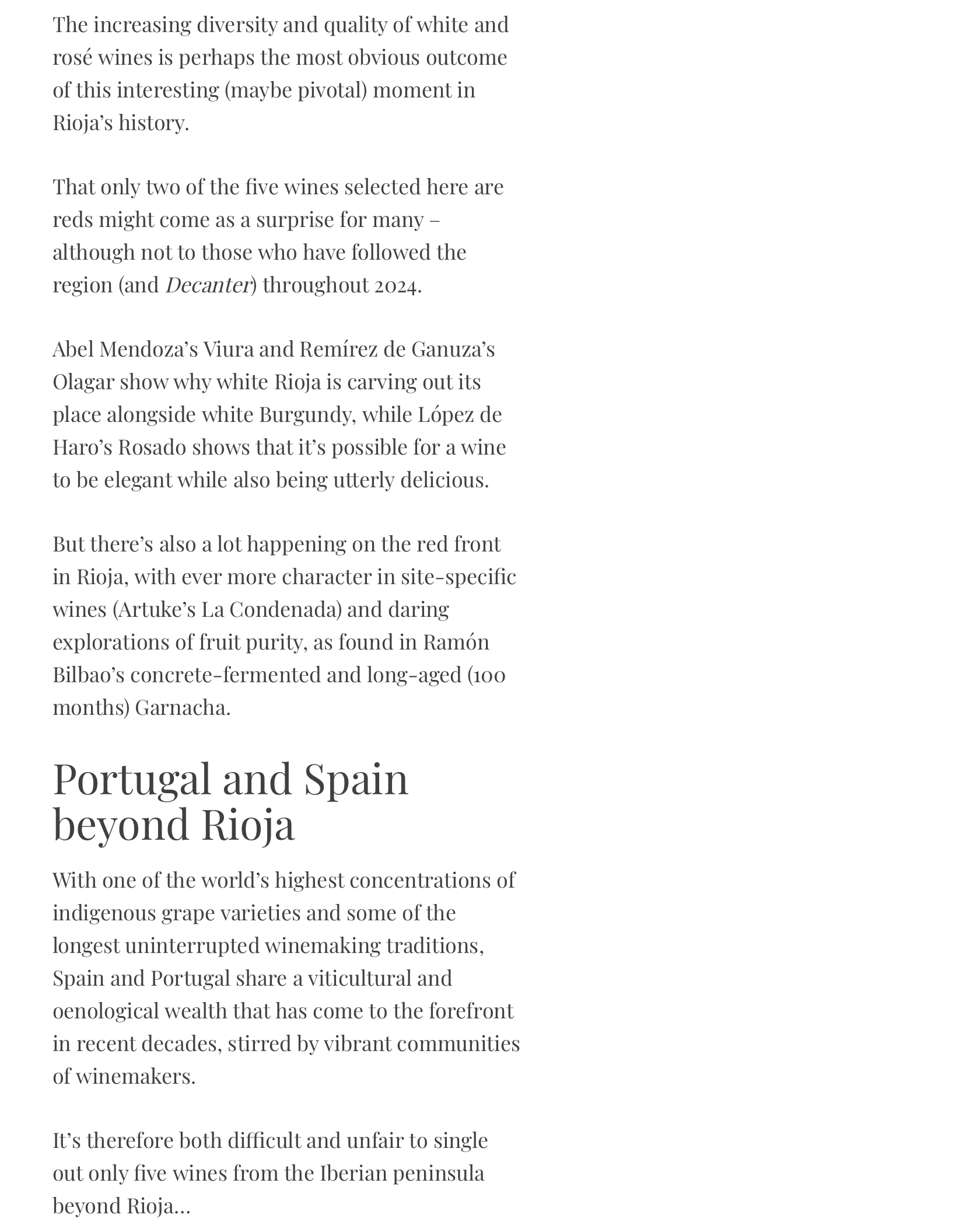 Wines of the year 2024: Spain and Portugal, by Decanter