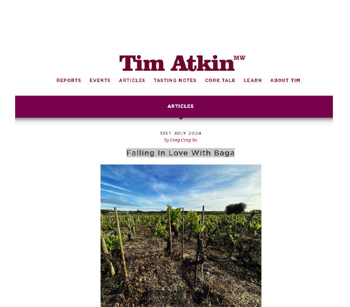 Falling In Love With Baga by Tim Atkin MW